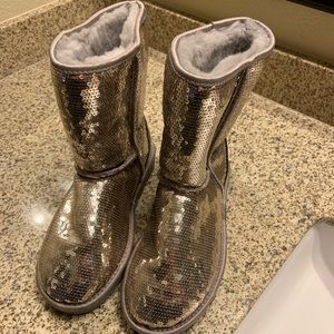 Ugg sequin boots size 8
